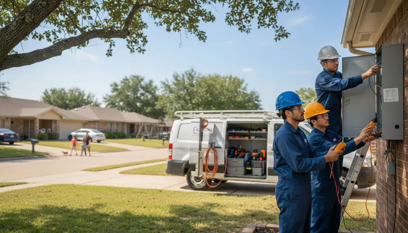 Certified electrician providing emergency electrical services in Gresham, WI